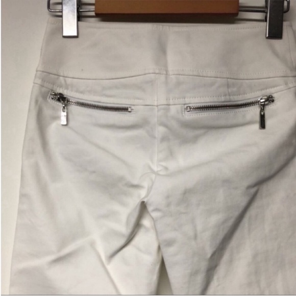 Guess By Marciano Fit N Flare Wide Leg White Pants - Picture 3 of 9